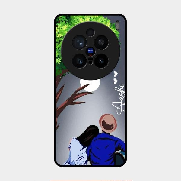 couple glass case cover v2 for Vivo X200 Pro 5G