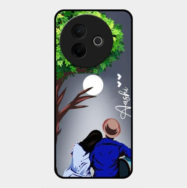 couple glass case cover v2 for Vivo Y39 5G