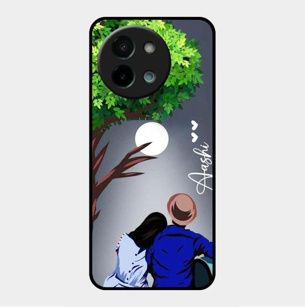 couple glass case cover v2 for Vivo Y58 5G