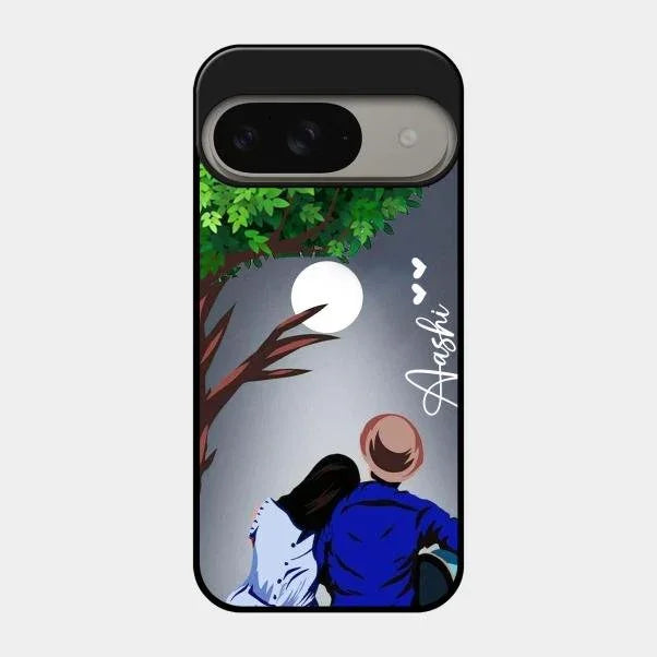 Couple Glossy Metal Case Cover For Google Pixel 9 5G