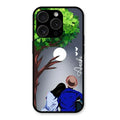 Couple Glossy Metal Case Cover For iPhone 15 Pro Max
