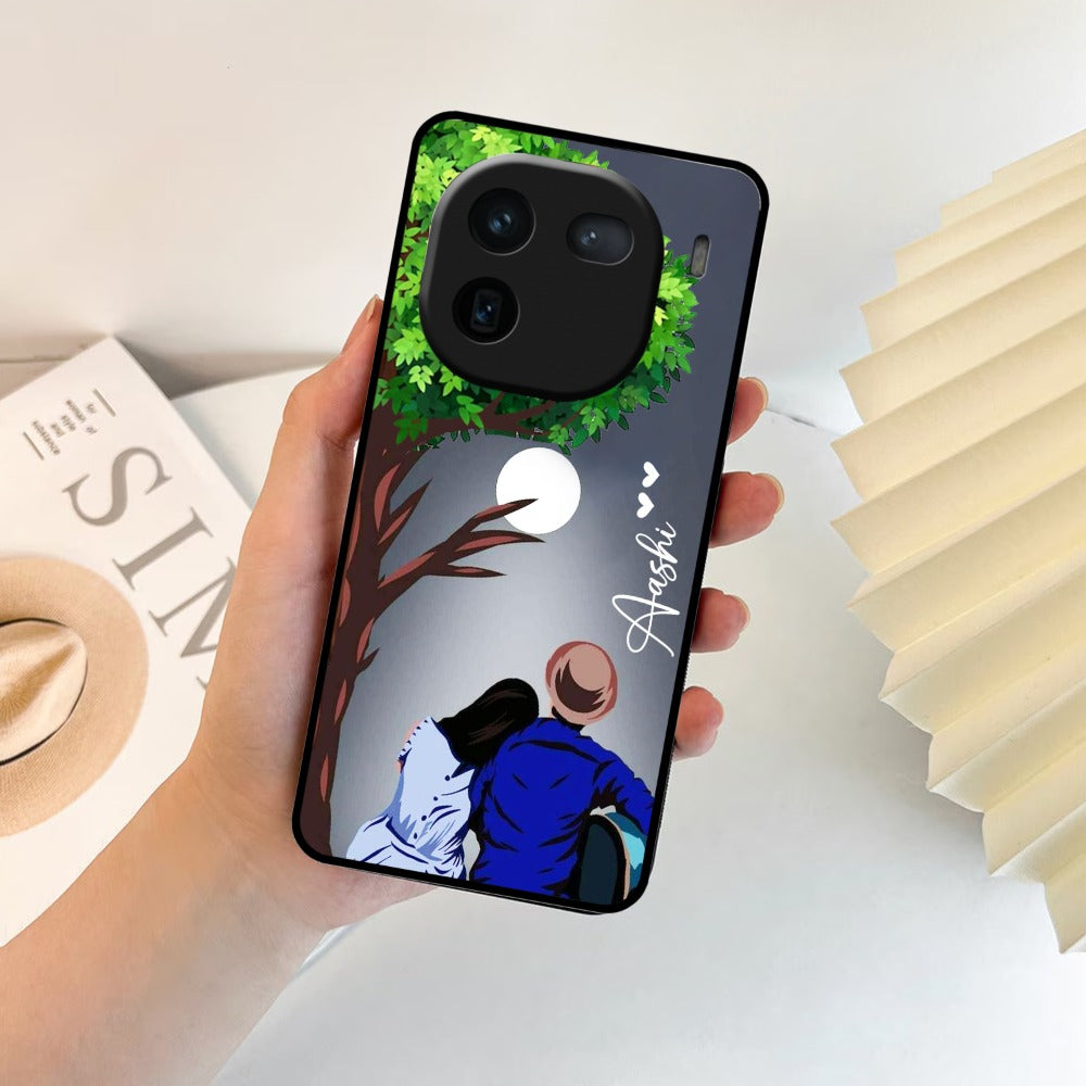 Couple Glossy Metal Case Cover For Vivo