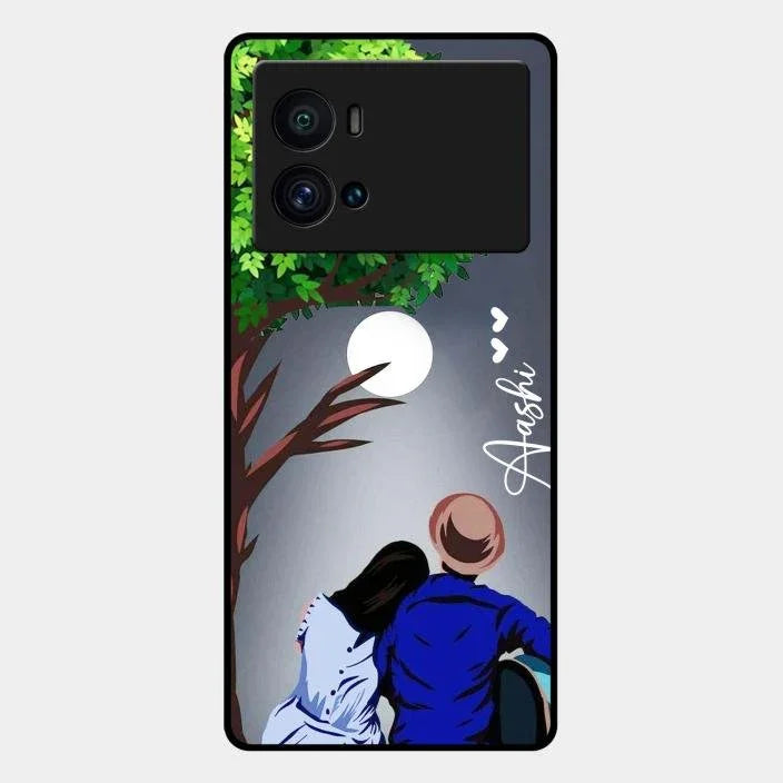 Couple Glossy Metal Case Cover For iQOO 9 Pro 5G