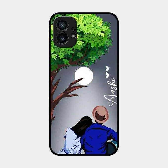 Couple Glossy Metal Case Cover For Nothing Phone 1