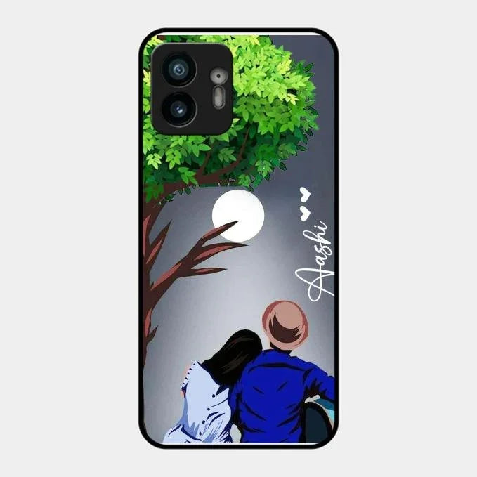 Couple Glossy Metal Case Cover For Nothing Phone 2