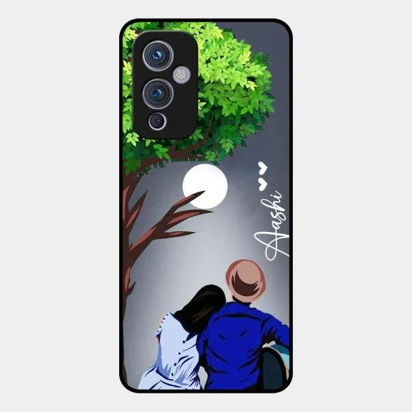 Couple Glossy Metal Case Cover For Oneplus 9 5G