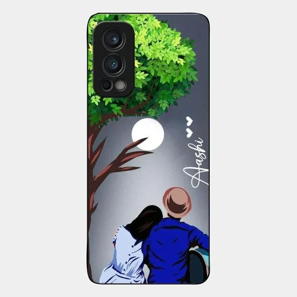 Couple Glossy Metal Case Cover For Oneplus Nord 2 5G