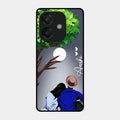 Couple Glossy Metal Case Cover For Oppo A3X 5G