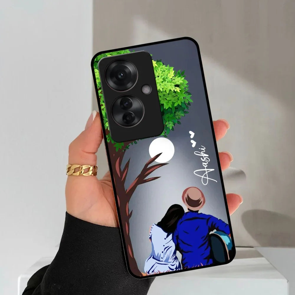 Couple Glossy Metal Case Cover For Oppo - ShopOnCliQ