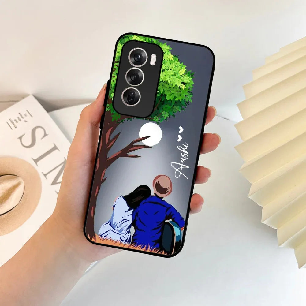 Couple Glossy Metal Case Cover For Oppo - ShopOnCliQ