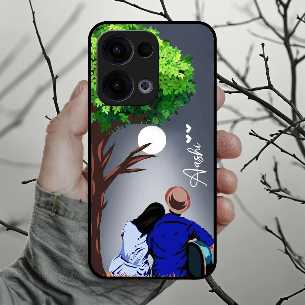 Couple Glossy Metal Case Cover For Oppo - ShopOnCliQ