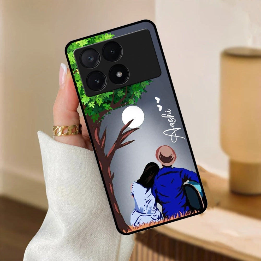 Couple Glossy Metal Case Cover For Poco