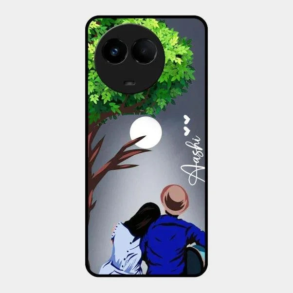 Couple Glossy Metal Case Cover For Realme 11 5G