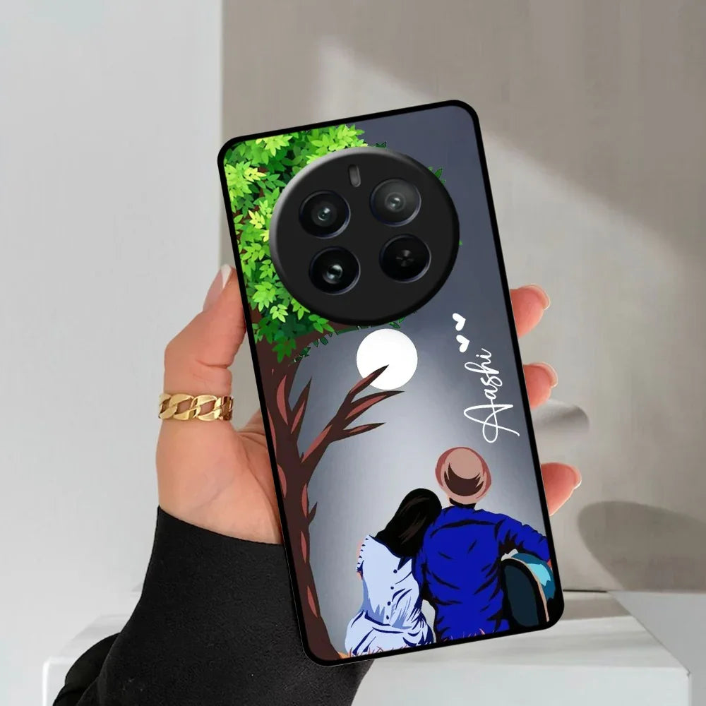 Couple Glossy Metal Case Cover For Realme - ShopOnCliQ
