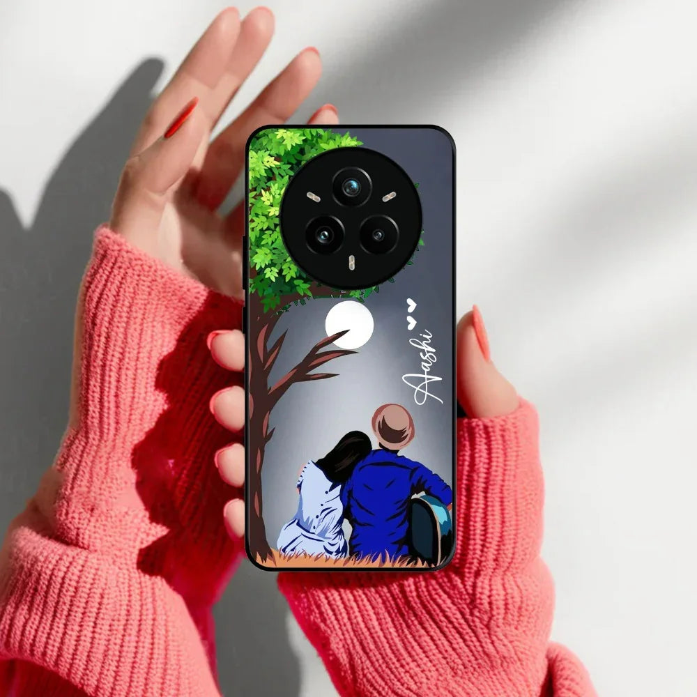 Couple Glossy Metal Case Cover For Realme - ShopOnCliQ