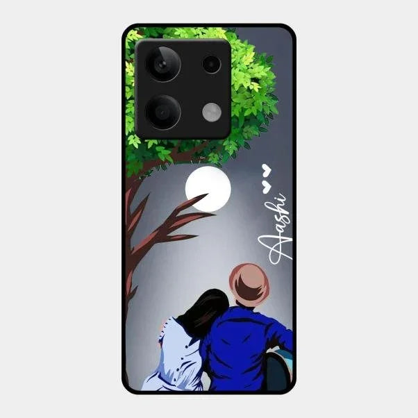 Couple Glossy Metal Case Cover For Redmi Note 13 5G