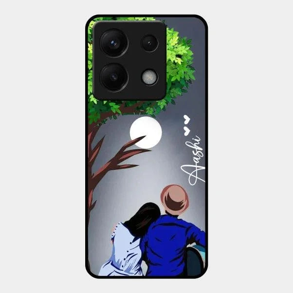 Couple Glossy Metal Case Cover For Redmi Note 13 Pro 5G