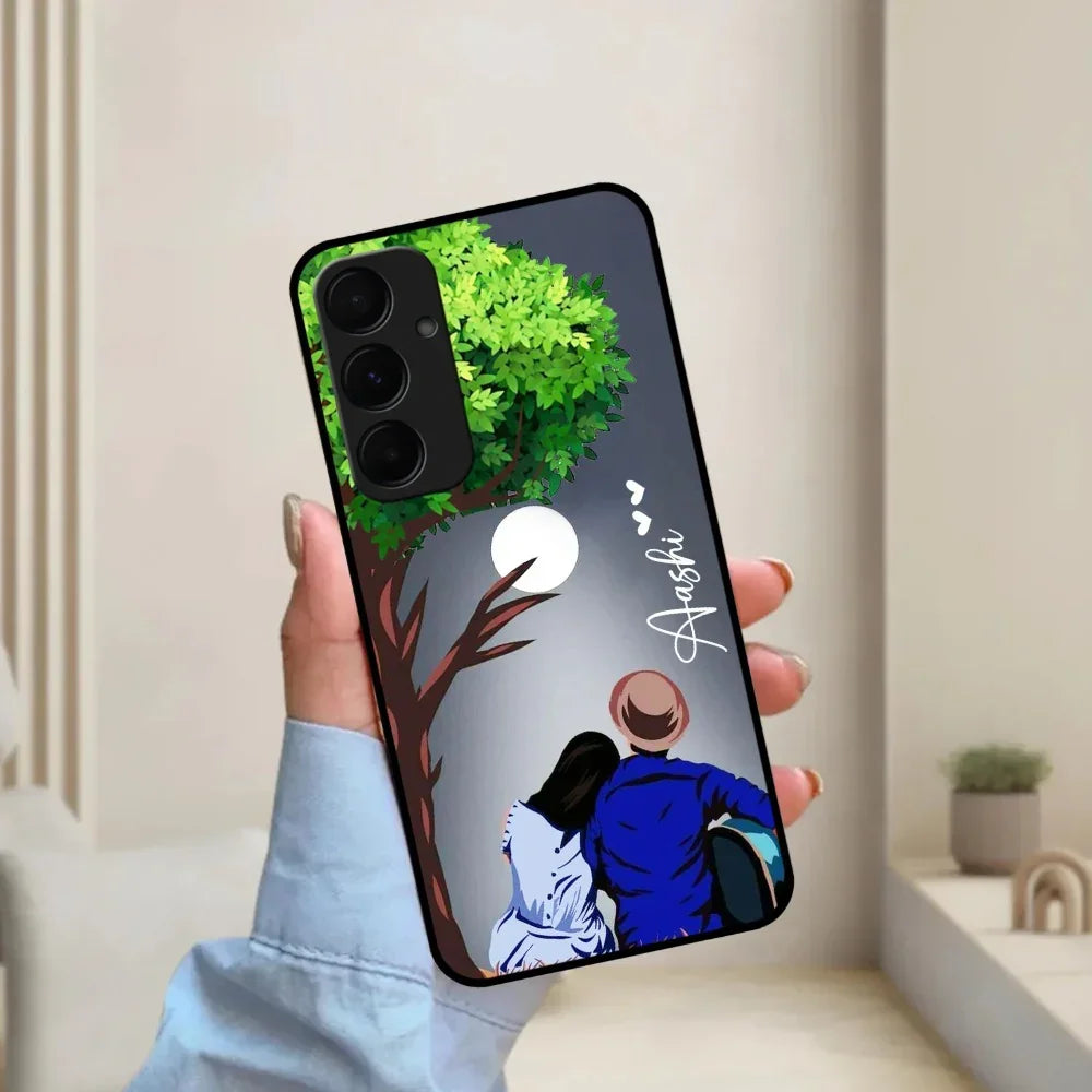 Couple Glossy Metal Case Cover For Samsung - ShopOnCliQ