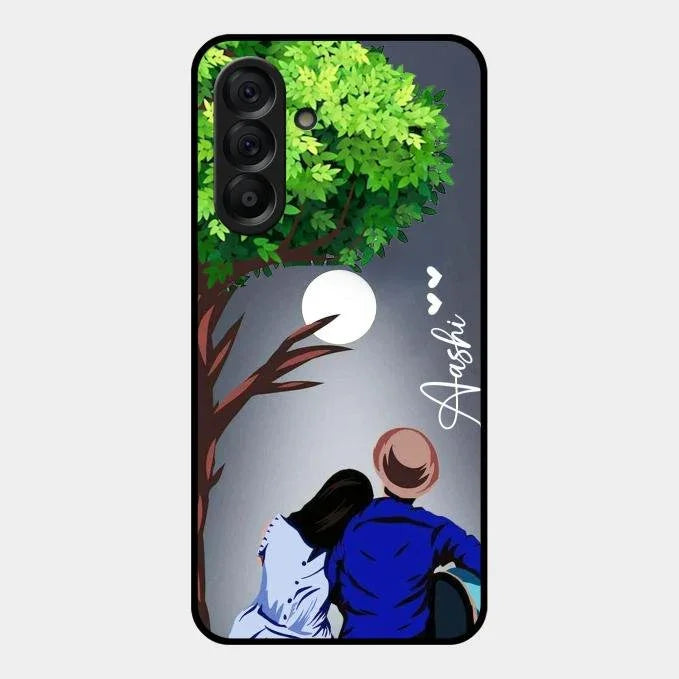 Couple Glossy Metal Case Cover For Samsung Galaxy A17 5G