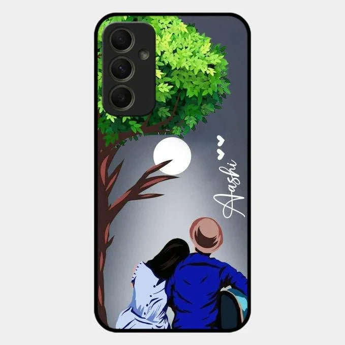 Couple Glossy Metal Case Cover For Samsung Galaxy A34 5G