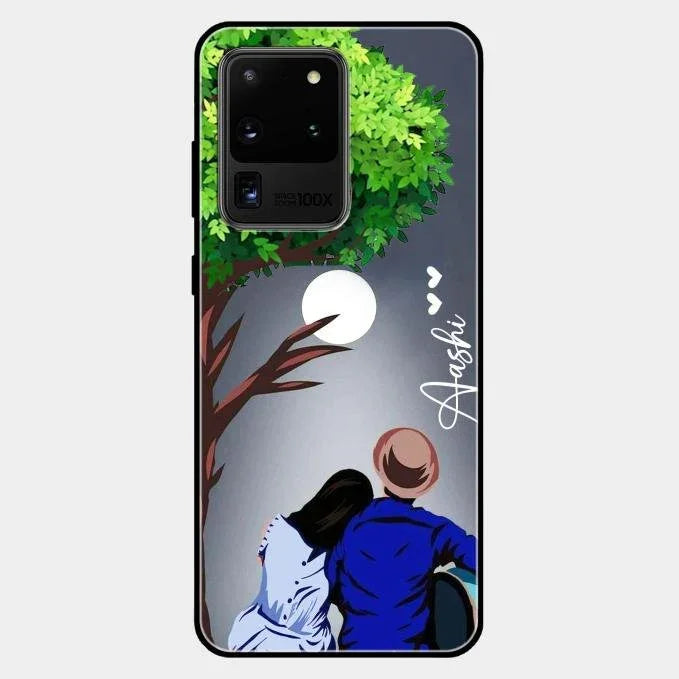 Couple Glossy Metal Case Cover For Samsung Galaxy S20 Ultra