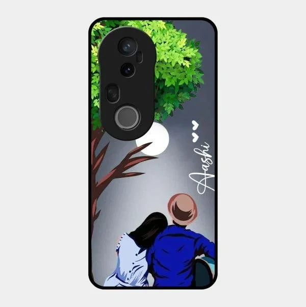 Couple Glossy Metal Case Cover For Vivo T4 Ultra 5G