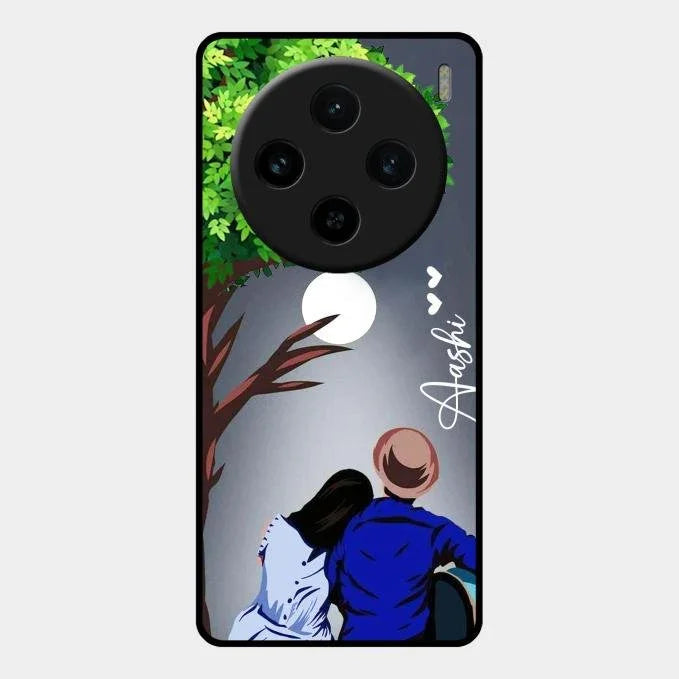 Couple Glossy Metal Case Cover For Vivo X100 5G