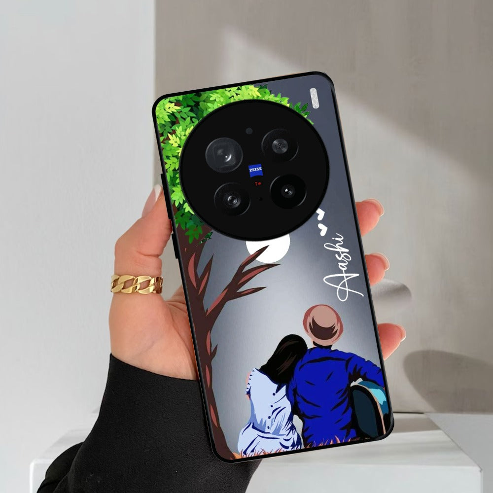 Couple Glossy Metal Case Cover For Vivo