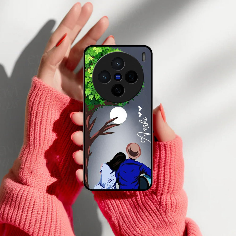 Couple Glossy Metal Case Cover For Vivo