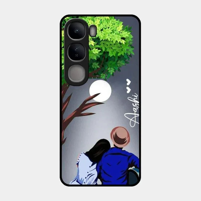 Couple Glossy Metal Case Cover For Vivo Y300 5G