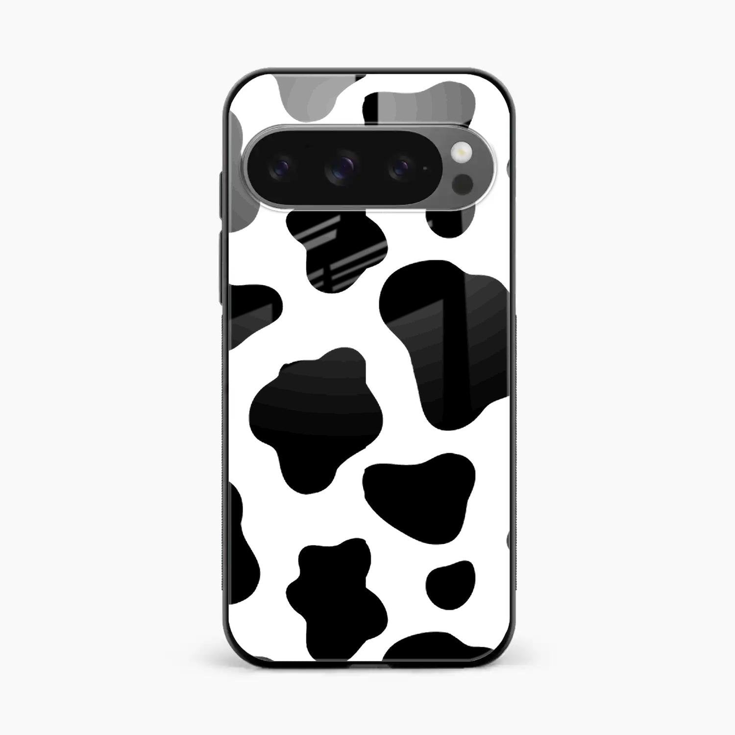 Cow Print Glass Phone Case And Cover For Google Pixel 10 Pro XL