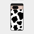 Cow Print Glass Phone Case And Cover For Google Pixel 8 5G