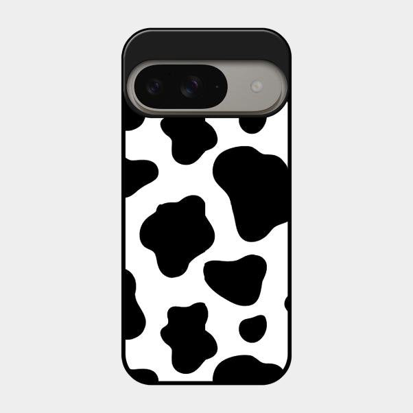 Cow Print Glass Phone Case And Cover For Google Pixel 9 5G