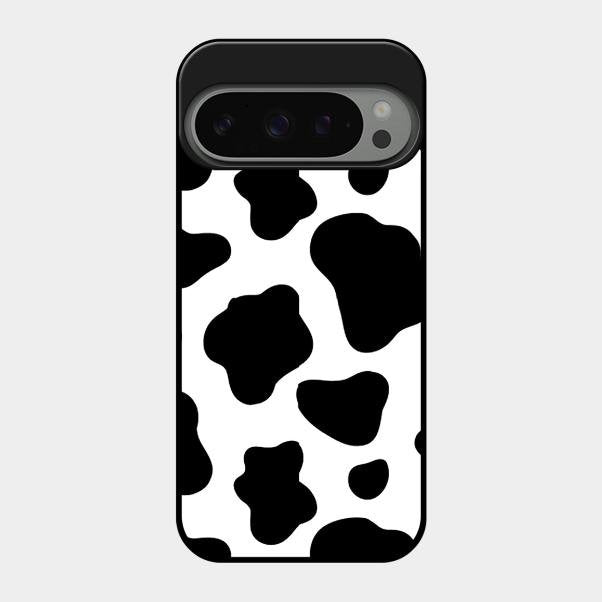 Cow Print Glass Phone Case And Cover For Google Pixel 9 Pro 5G