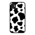 Cow Print Glass Phone Case And Cover For iPhone 11