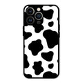 Cow Print Glass Phone Case And Cover For iPhone 13 Pro