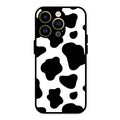 Cow Print Glass Phone Case And Cover For iPhone 14 Pro