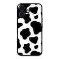 Cow Print Glass Phone Case And Cover For iPhone 16