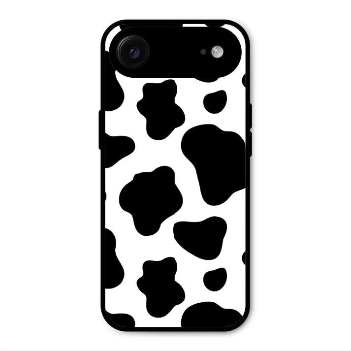 Cow Print Glass Phone Case And Cover For iPhone Air
