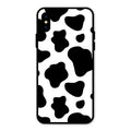Cow Print Glass Phone Case And Cover For iPhone XS