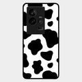 Cow Print Glass Phone Case And Cover For Iqoo 11 5G