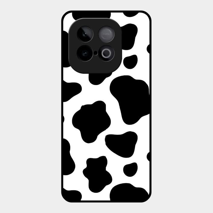 Cow Print Glass Phone Case And Cover For Iqoo Neo 10 5G
