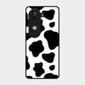Cow Print Glass Phone Case And Cover For Iqoo Z9S 5G