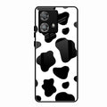 Cow Print Glass Phone Case And Cover For Motorola Edge 40 5G