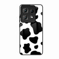 Cow Print Glass Phone Case And Cover For Motorola Edge 50 Pro