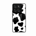 Cow Print Glass Phone Case And Cover For Motorola G57 Power 5G