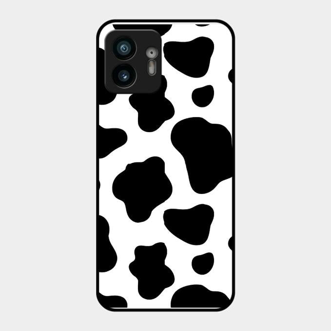 Cow Print Glass Phone Case And Cover For Nothing Phone 2