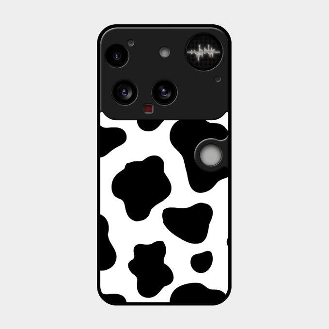 Cow Print Glass Phone Case And Cover For Nothing Phone 3 5G