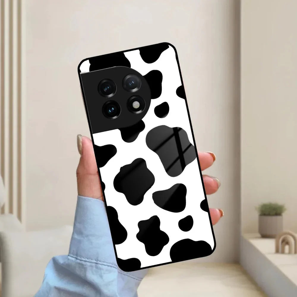 Cow Print Glass Phone Case And Cover For OnePlus - ShopOnCliQ