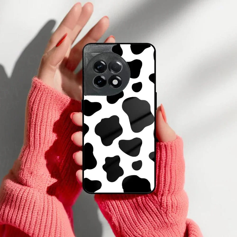 Cow Print Glass Phone Case And Cover For OnePlus - ShopOnCliQ